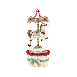 Resin Carousel Music Box